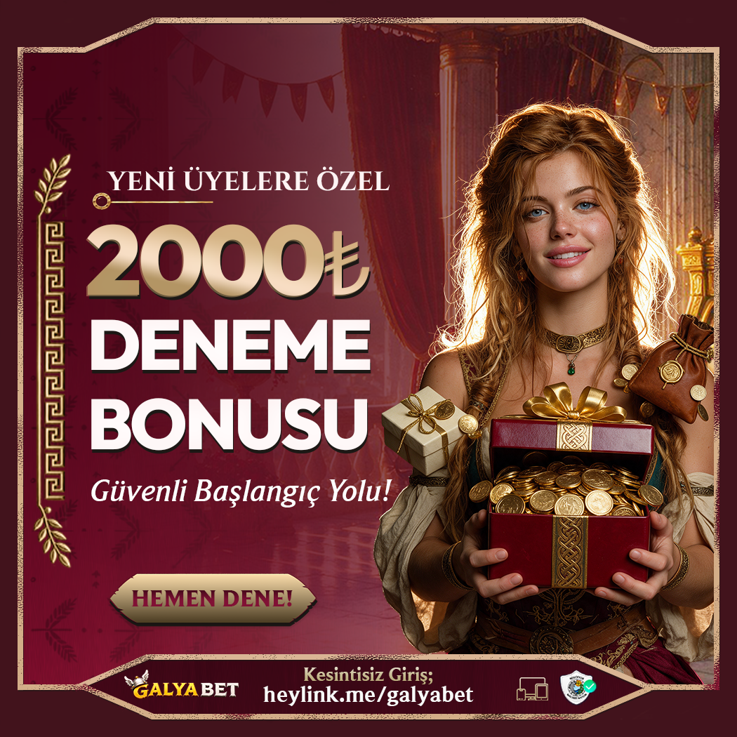 Galyabet yeni üyelere özel 2.000 TL deneme bonusu
